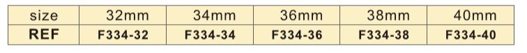 Размер ретейнера F334-34