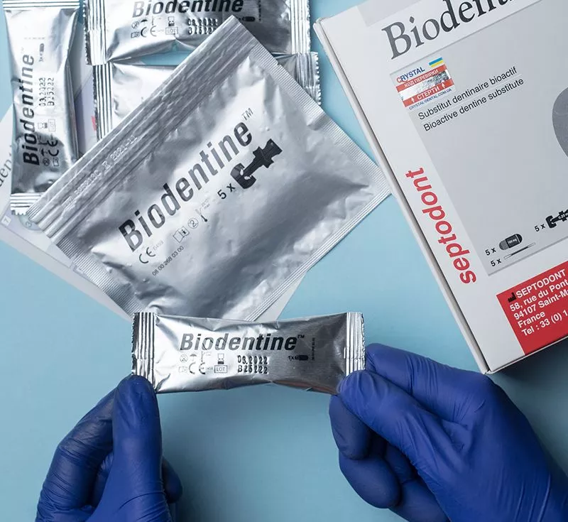 Biodentine (Біодентин) 1 капсула біоактивний замінник дентину, Septodont — Матеріали терапевтичні — photo 3