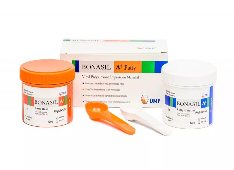DMP Bonasil A-silicone (Бонасіл А-силікон) база 400 г + 400 г — Матеріали зуботехнічні — photo 2