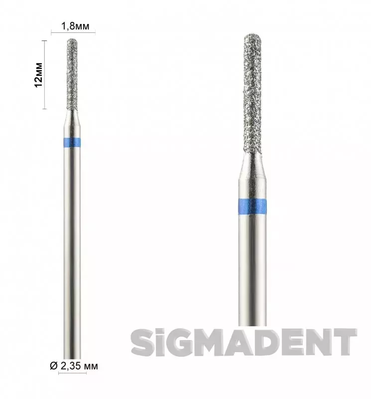 Sigmadent Asfarma Бір прямий (циліндричний, напівсферичний) ASFARMA 143 — Зуботехнічні інструменти — photo 5