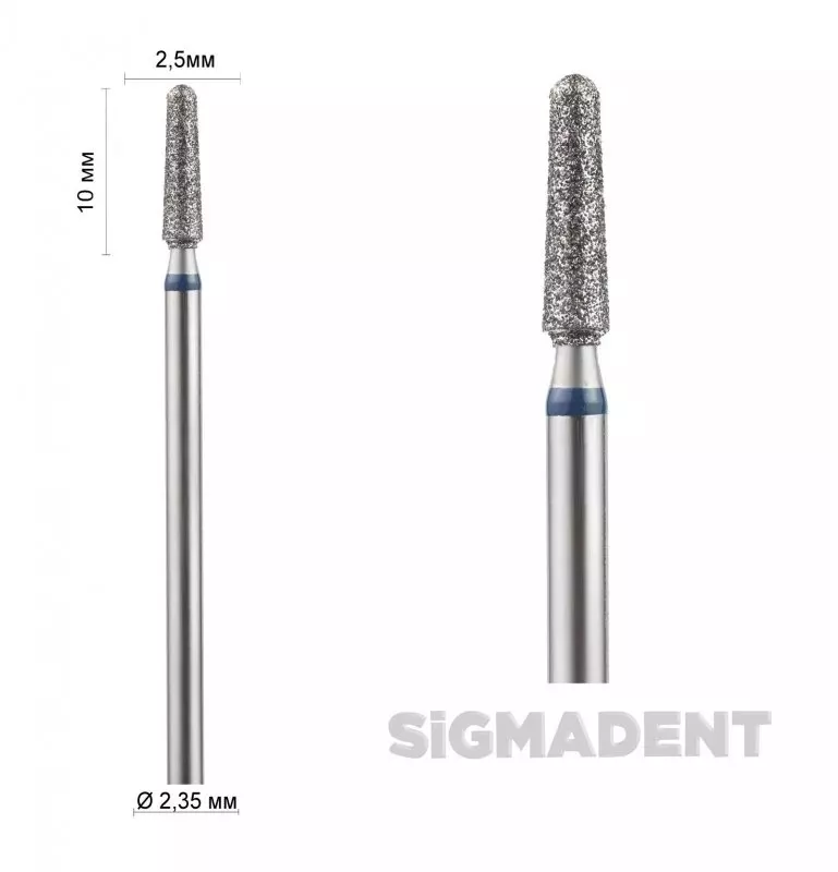 Sigmadent Asfarma Бор прямий (конусний, куполоподібний) ASFARMA 199 — Зуботехнічні інструменти — photo 10