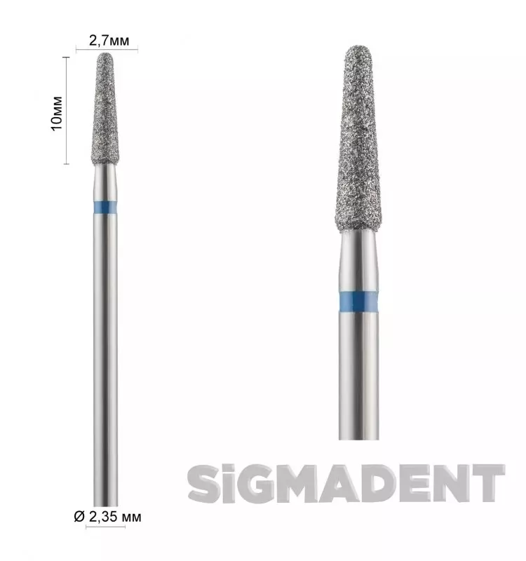 Sigmadent Asfarma Бор прямий (конусний, куполоподібний) ASFARMA 199 — Зуботехнічні інструменти — photo 12