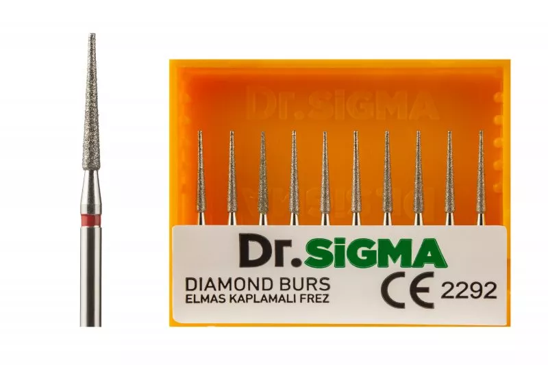Sigmadent Asfarma Бор турбінний (конусний, загострений тонкий) ASFARMA 314 166 — Терапевтичні інструменти — photo 3