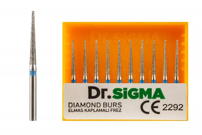 Sigmadent Asfarma Бор турбінний (конусний, загострений тонкий) ASFARMA 314 167 — Терапевтичні інструменти — photo 2