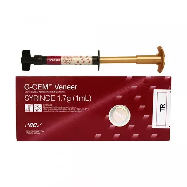 Цемент для фіксації вінірів GC G-cem Veneer 1.7 г Translucent — Матеріали ортопедичні — photo 2