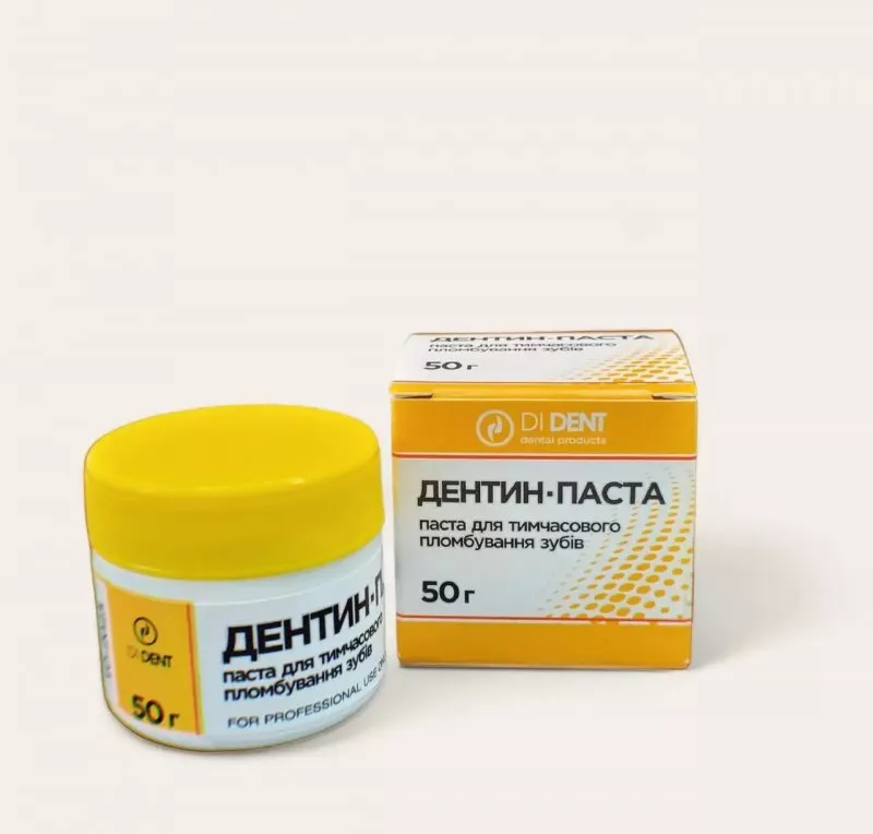 Дентин - паста тм DiDent біла — Матеріали терапевтичні — photo 2