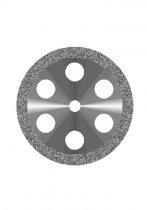 Диск алмазный ободок с шестью отверстиями диаметр 22 мм