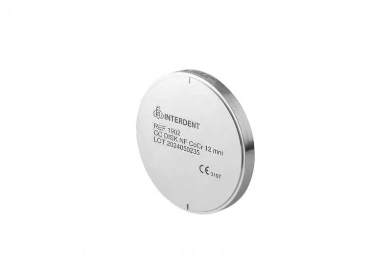 INTERDENT Диск CC DISK NF CoCr для CAD/CAM — Матеріали зуботехнічні — photo 2