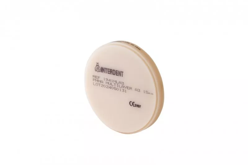Диск PMMA Multilayer Interdent — Матеріали зуботехнічні — photo 2