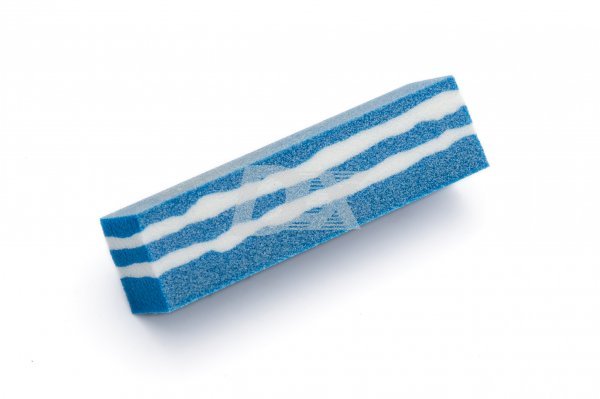 Баф-полірувальник SUNshine чотиристоронній біло-блакитний 150 грит - фотография . Купить с доставкой в интернет магазине Dlx.ua.