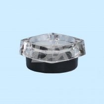 Баночка-закрутка пластик з чорною кришкою 3 мл 10 шт