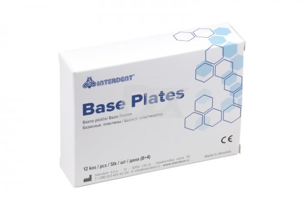Базисні пластини (8 верхніх + 4 нижніх) рожеві, INTERDENT 710 - фотография . Купить с доставкой в интернет магазине Dlx.ua.