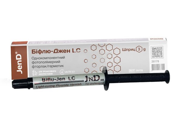 Biflu-Jen LC (Біфлю-Джен ЛЗ) біфторидний лак 3 г - фотография . Купить с доставкой в интернет магазине Dlx.ua.