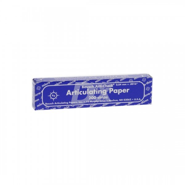 Папір артикуляційний Бауш (Bausch) BK09 синій 40 мкм 200 шт - фотография . Купить с доставкой в интернет магазине Dlx.ua.