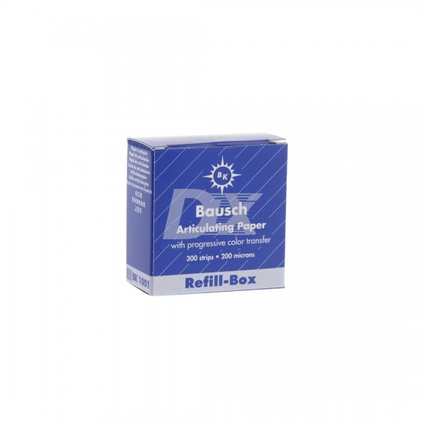 Папір артикуляційний Бауш (Bausch) BK1001 синій 200 мкм 300 шт - фотография . Купить с доставкой в интернет магазине Dlx.ua.