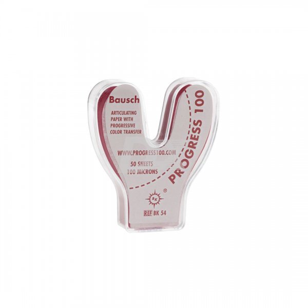 Папір артикуляційний Бауш (Bausch) BK54 підкова, червоний 100 мкм 50 шт - фотография . Купить с доставкой в интернет магазине Dlx.ua.
