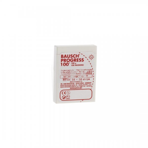 Папір артикуляційний Бауш (Bausch) BK58 червоний 100 мкм 50 шт - фотография . Купить с доставкой в интернет магазине Dlx.ua.