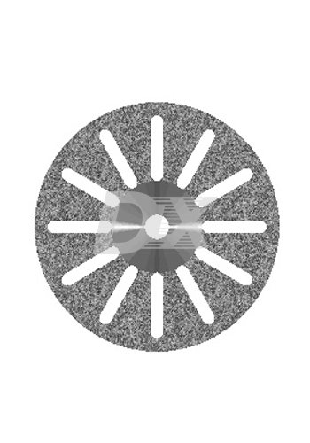 Диск алмазний 12 прорізів діаметр 22 мм - фотография . Купить с доставкой в интернет магазине Dlx.ua.