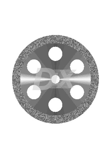 Диск алмазний обідок з шістьма отворами діаметр 22 мм - фото . Купити з доставкою в інтернет магазині Dlx.ua.