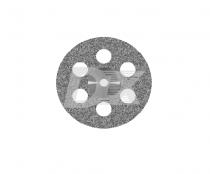 Диск алмазний суцільний з шістьма отворами діаметр 22 мм