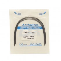 Дуга сталева натуральна 0.016 x 0.022 верхня щелепа S141-1622U 10 шт