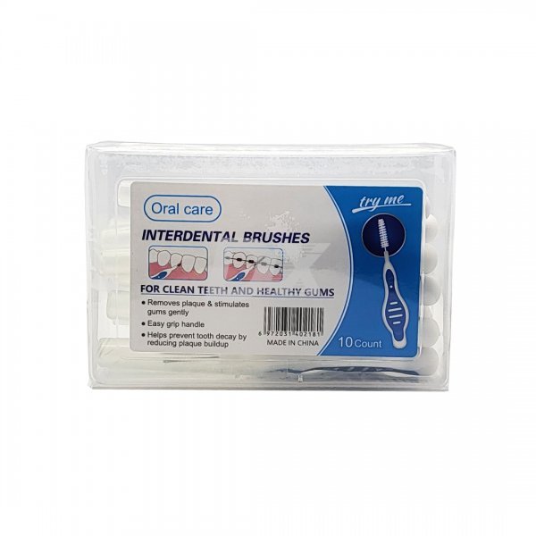 Щітки міжзубні з силіконовою ручкою GT0921D 10 шт - фото . Купити з доставкою в інтернет магазині Dlx.ua.