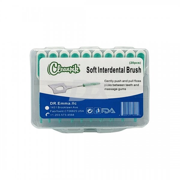 Щітки міжзубні силіконові зелені GT0867D 20 шт - фотография . Купить с доставкой в интернет магазине Dlx.ua.