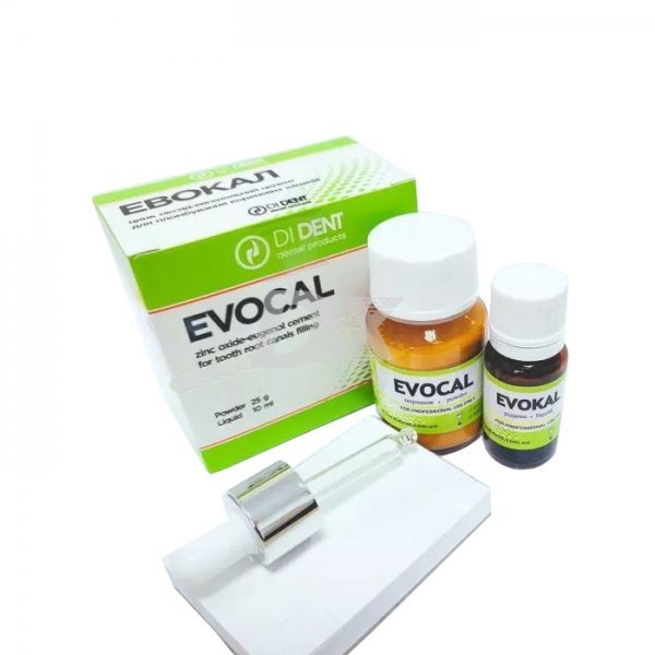 Евокал (тимчасовий цинк оксид-евгенольний цемент) 25 г + 10 мл - фотография . Купить с доставкой в интернет магазине Dlx.ua.