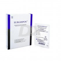 Гемостатична губка SURGISPON 20х20х07 мм 10 шт