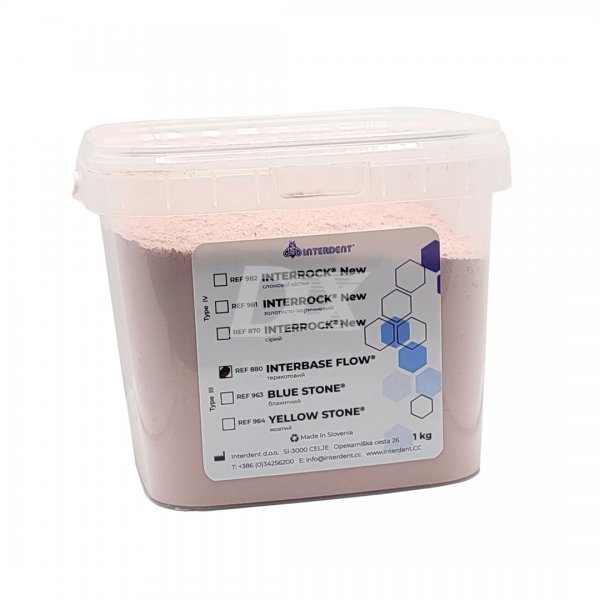 Гіпс INTERBASE FLOW (тип 3) теракотовий 1 кг, INTERDENT 880 - фотография . Купить с доставкой в интернет магазине Dlx.ua.