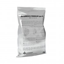 Гипс INTERROCK PREMIUM (тип 4) серый 4 кг, INTERDENT 987
