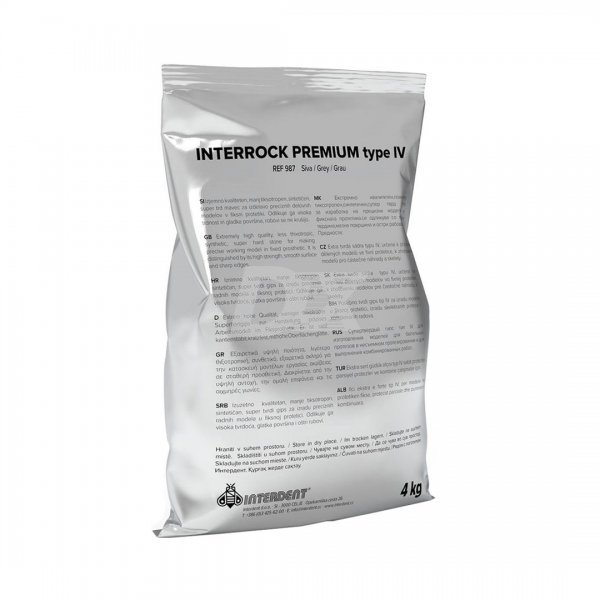 Гіпс INTERROCK PREMIUM (тип 4) сірий 4 кг, INTERDENT 987 - фото . Купити з доставкою в інтернет магазині Dlx.ua.