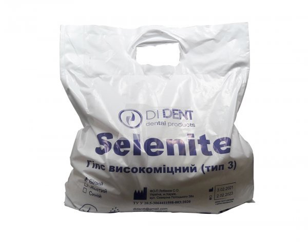 Гіпс високоміцний Selenite (тип 3) 7 кг - фотография . Купить с доставкой в интернет магазине Dlx.ua.