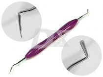 Гладилка моделировочной з силіконової ручкою (фіолетова)