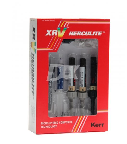 Herculite XRV Mini Kit (Геркулайт Міні Кіт) 3 x 3 г + 3 мл 62829 - фотография . Купить с доставкой в интернет магазине Dlx.ua.