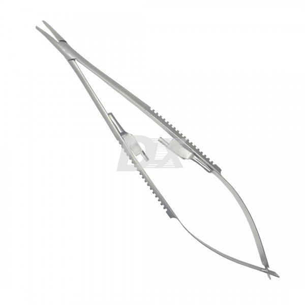 Голкотримач Castroviejo вигнутий 14 см DE-1099 - фото . Купити з доставкою в інтернет магазині Dlx.ua.