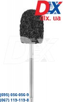 Камінь карборундовий чорний циліндр закруглений великий E2