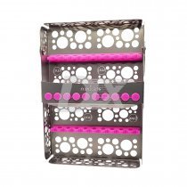 Кассета для стерилизации (10 инструментов) розовая SIM 80/c/10