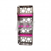 Кассета для стерилизации (5 инструментов) розовая SIM 80/c/5