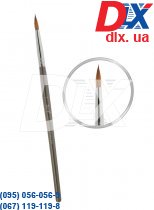 Пензель для кераміки Kolinsky №7 кругла ручка ER2AC07