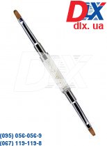 Пензель подвійний для гелю Crystal овальна №8 / плоска №4 ER01DF05L