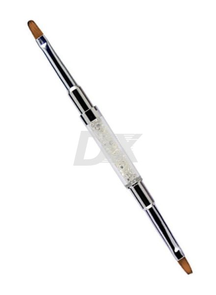 Пензель подвійний для гелю Crystal овальна №8 / плоска №4 ER01DF05L - фото . Купити з доставкою в інтернет магазині Dlx.ua.