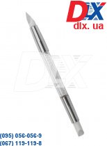 Пензель подвійний силіконовий для ліплення тригранник/скошена ER05JU02