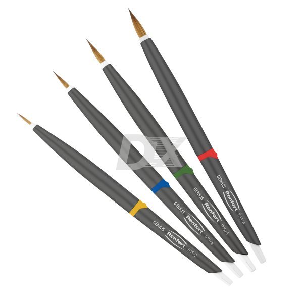 Пензель Genius для кераміки набір 4 шт 17150000 - фотография . Купить с доставкой в интернет магазине Dlx.ua.