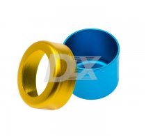 Клин-стенд алюминиевый B043 B желто-синий