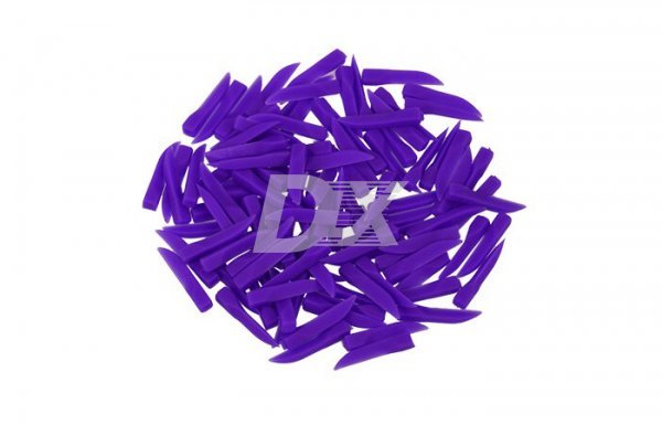 Клини пластмасові фіолетові №4 100 шт - фото . Купити з доставкою в інтернет магазині Dlx.ua.