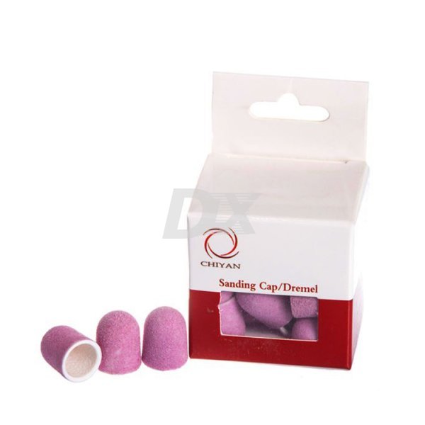 Ковпачок CHIYAN шліфувальний пісочний рожевий d-10 мм дрібний абразив 20 шт - фото . Купити з доставкою в інтернет магазині Dlx.ua.