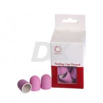 Ковпачок CHIYAN шліфувальний пісочний рожевий d-13 мм дрібний абразив 20 шт