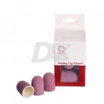 Ковпачок CHIYAN шліфувальний пісочний рожевий d-16 мм дрібний абразив 10 шт