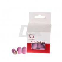 Ковпачок CHIYAN шліфувальний пісочний рожевий d-7 мм дрібний абразив 30 шт